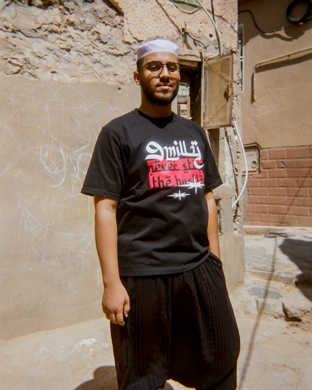 T-shirt czarny arabic