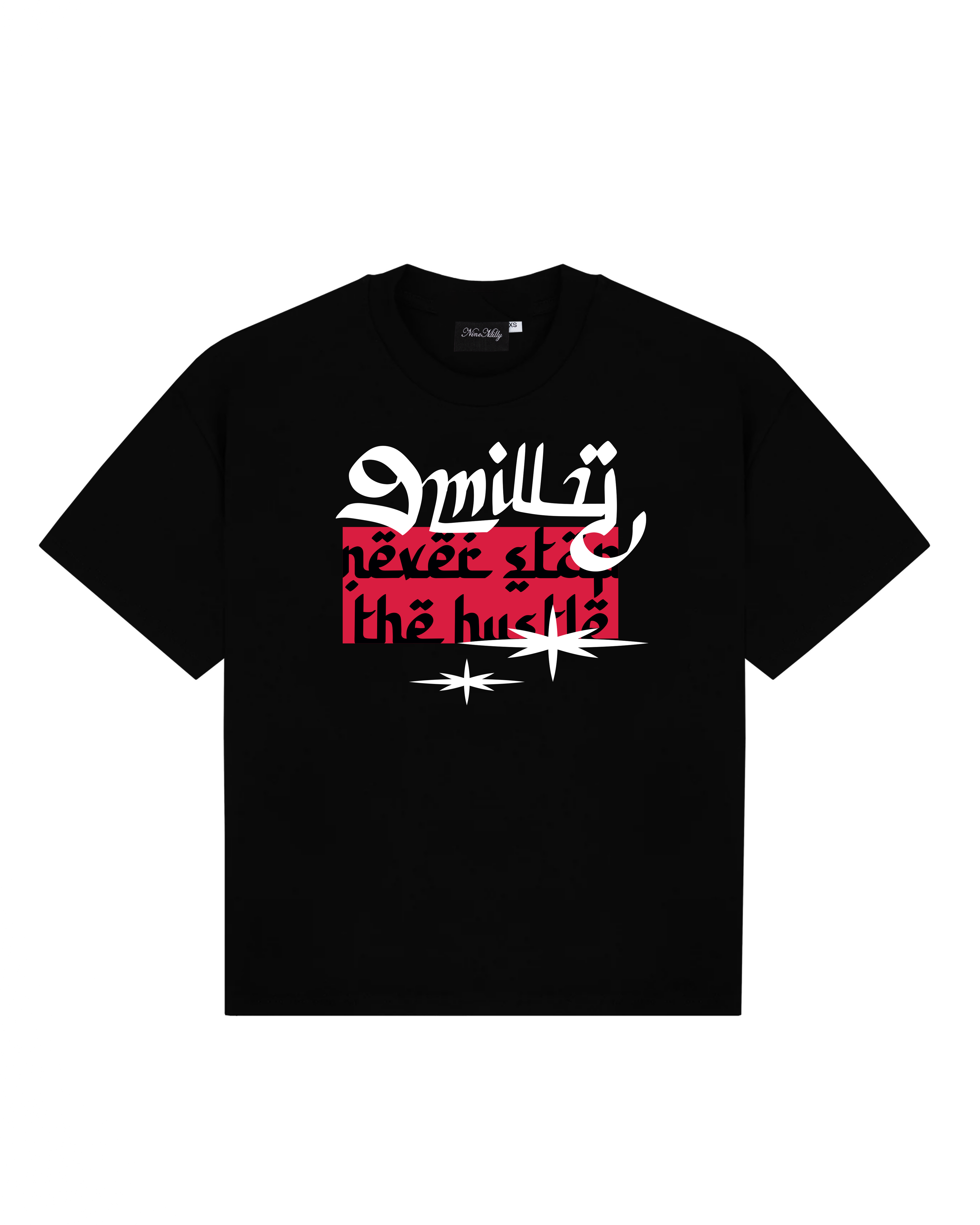 T-shirt czarny arabic