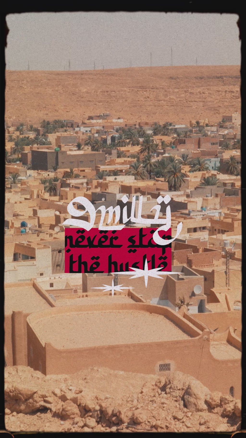 T-shirt czarny arabic