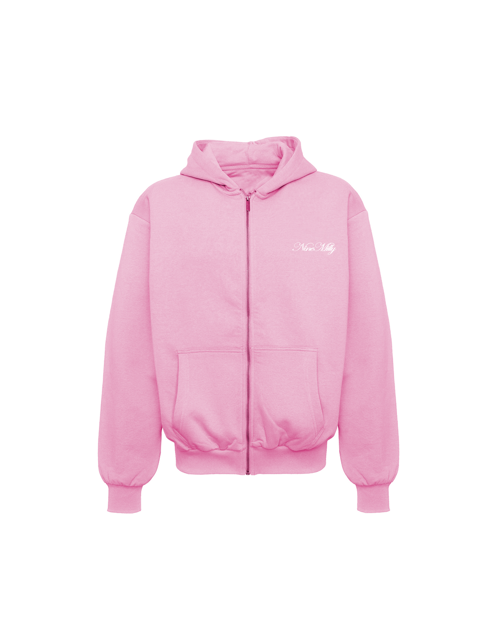 RÓŻOWA BLUZA ZIP PREMIUM BASIC